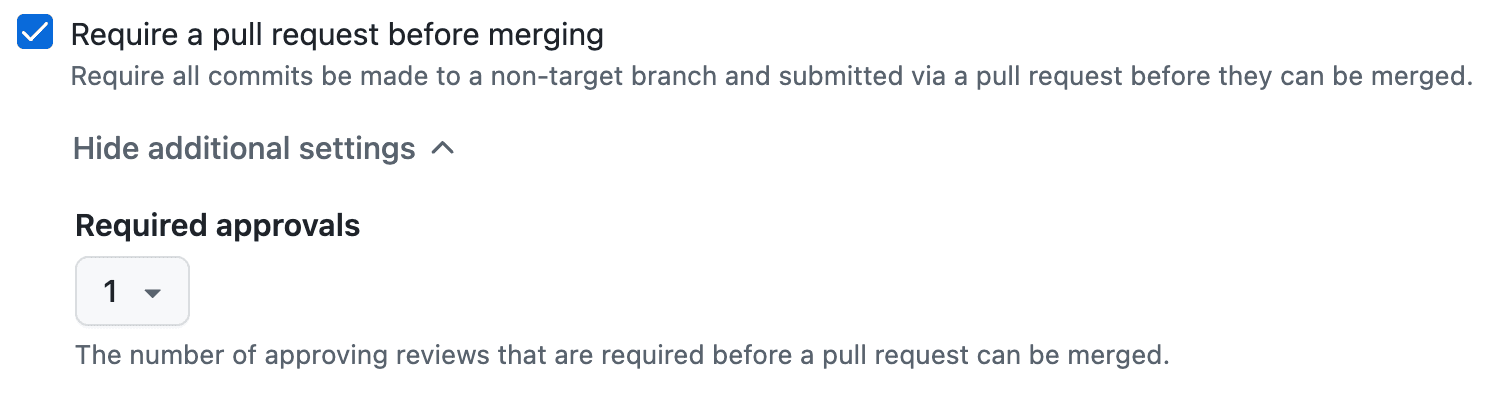 合并前需提交 pull request